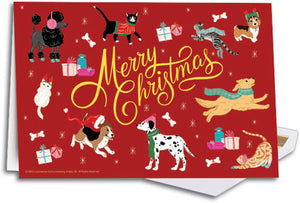 Furry Festivities Deluxe Folding Card