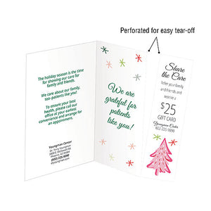 Have a Holly Jolly Christmas Folding Card with Tear-off