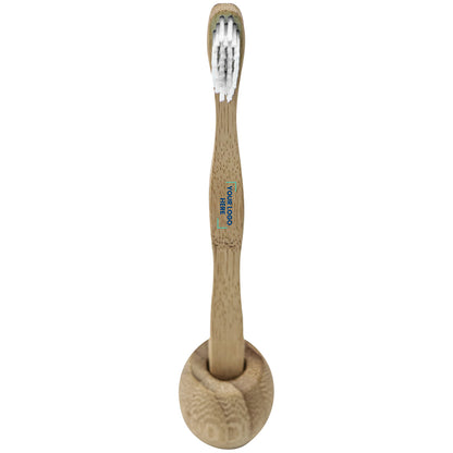 Personalised Bambu Toothbrush & Holder
