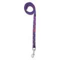 Bolt Snap Clip Dog Lead - Purple