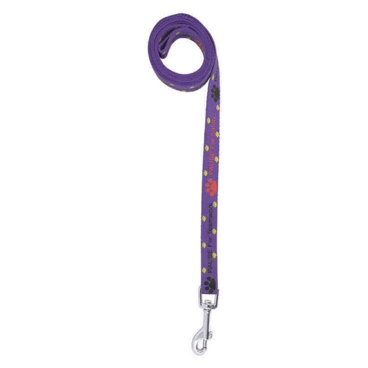Bolt Snap Clip Dog Lead - Purple