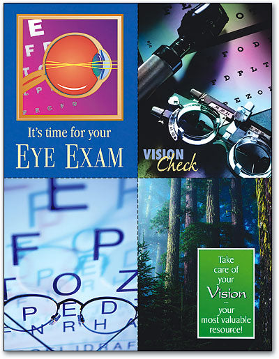 Optometry 4-up Laser Card Assortment #8