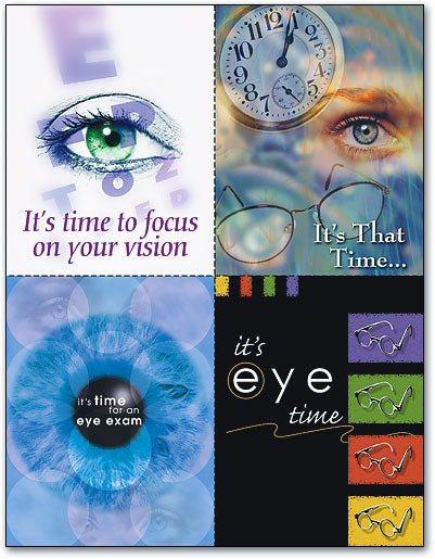 Optometry 4-up Laser Card Assortment #4