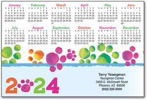Colourful Paws ReStix™ Sticker Calendar