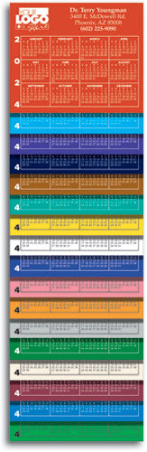 One-colour Custom Calendar Magnet