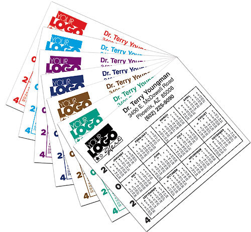 One-colour Custom Calendar Magnet