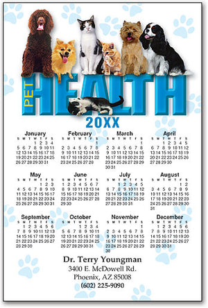 Pet Health ReStix™ Sticker Calendar