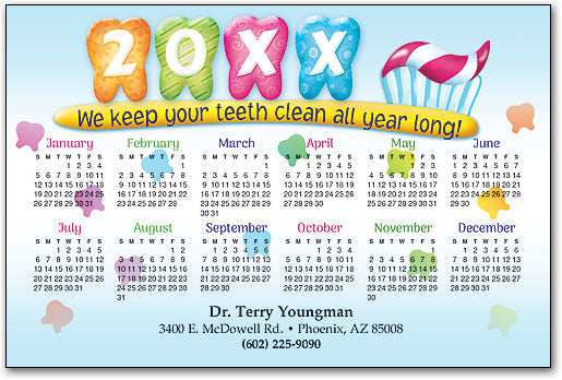 Year in Teeth ReStix Calendar