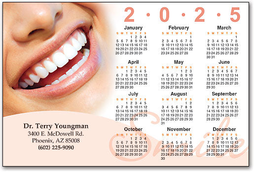 Just Smile Calendar Magnet