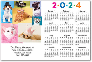 Pets Formal Accessories Calendar Magnet