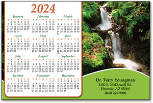 Green Waterfall Postcard Calendar