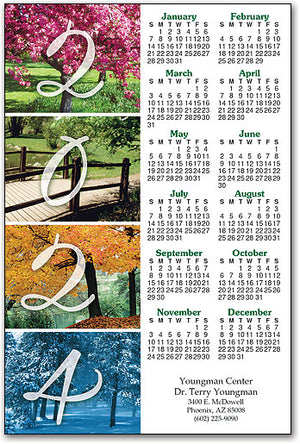 Seasons Calendar Magnet