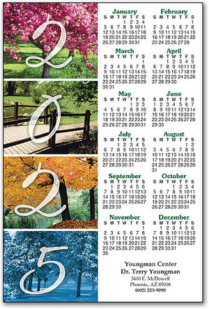 Seasons Calendar Magnet