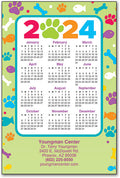Paw 'N Pets Border Calendar Postcard