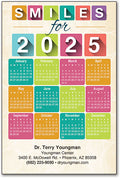 New Year Blocks Calendar Magnet