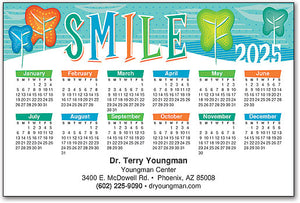 Geo Smile Calendar Magnet