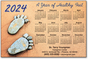 Stoney Feet Customisable Postcard Calendar