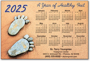 Stoney Feet Customisable Calendar Magnet