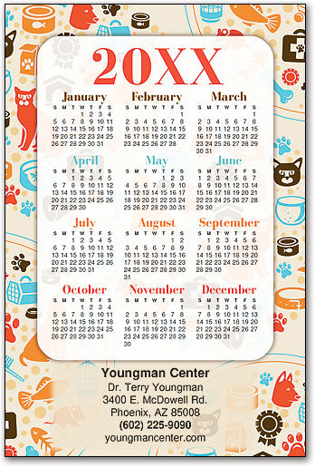 Everything Pets Calendar Magnet