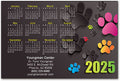 Bright Pawprints Calendar Magnet