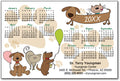 Party Time Is Here Calendar Magnet