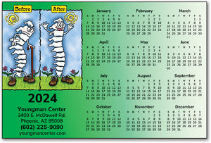 Sammy Spine customisable Postcard Calendar