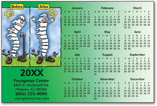 Sammy Spine Calendar Magnet