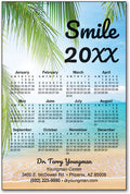 Tropical Smile Calendar Magnet