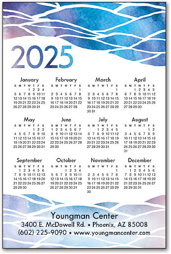Year of Calm Calendar Magnet