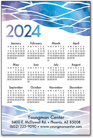 Year of Calm Postcard Calendar