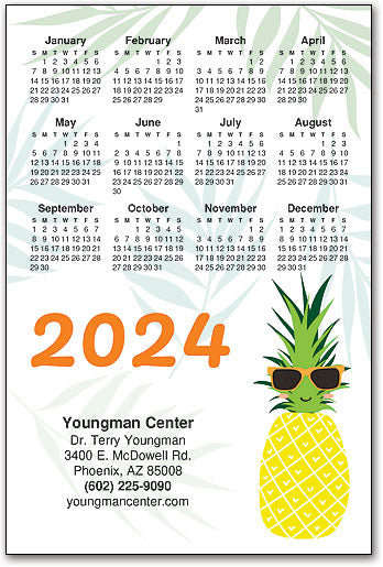 A Vibrant Year Postcard Calendar