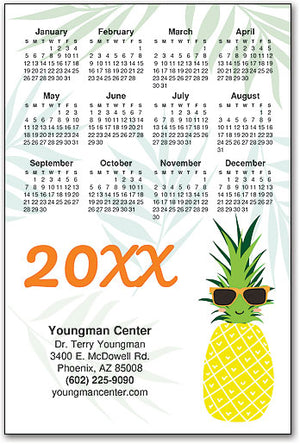 A Vibrant Year Calendar Magnet