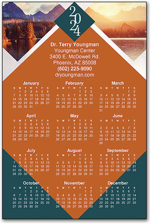 Seasons of Tranquility Calendar Magnet