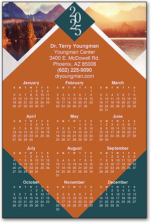 Seasons of Tranquility Calendar Magnet