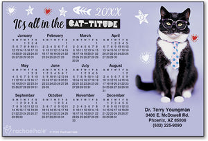 Catitude Calendar Magnet