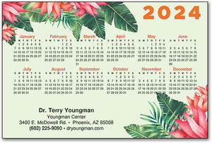 Tropic Vibes Postcard Calendar