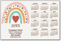 Loving Rainbow Calendar Magnet