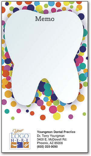 Dotty Toothbrush Memo Magnet