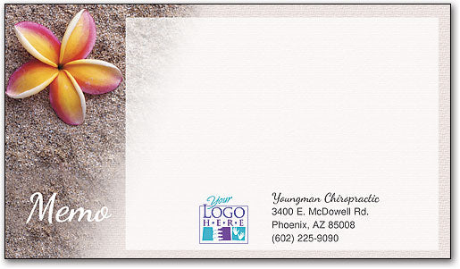 Plumeria Memo Magnet