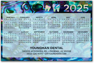 Abalone Aura Calendar Magnet