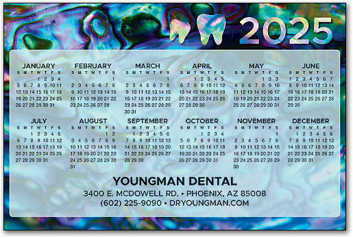 Abalone Aura Calendar Magnet