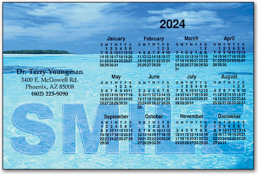 Ocean Smile Calendar Magnet