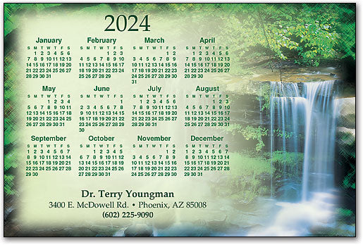 Serenity Falls Postcard Calendar