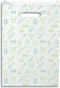 Fresh Dental Large Scatter Print Paper Supply Bag (100 Pack)