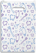 Always Brush Small Scatter Print Paper Supply Bag (100 Pack)