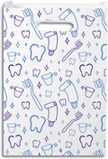 Always Brush Large Scatter Print Paper Supply Bag (100 Pack)
