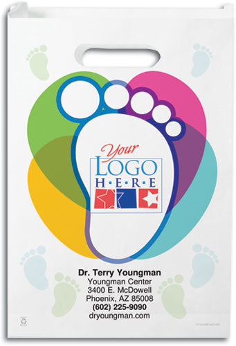 Technicolour Toes Paper Supply Bag