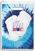 Tie Dye Feet Paper Supply Bag