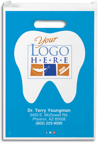 Logo Tooth Colour Selection Paper Supply Bag