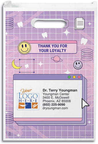 Y2K Reminder Paper Supply Bag